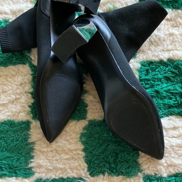 Zara knit black boots - Picture 2 of 3